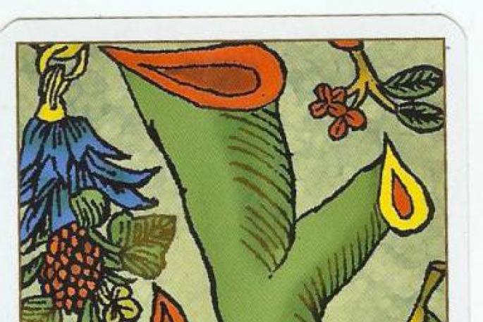 Élément de feu - Carte de tarot Ace of Wands signifiant pour la divination