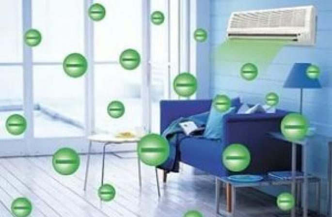 Hava ozonatörü ailede sağlık ve evde temizliktir Bir daire için hava ozonizeri